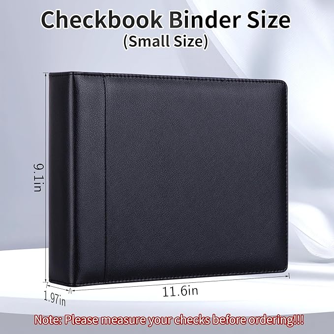 Antner 3 Ring Personal Check Binder - Image 2
