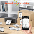 MUNBYN 4x6 Inch Direct Thermal Labels, 1000 Sheets/2 Rolls, Shipping Paper - Image 2