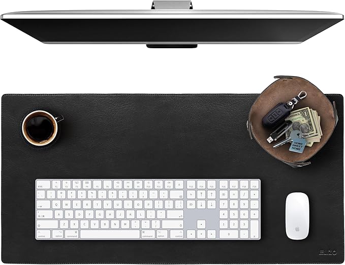 Elizo Leather Desk Mat Desk Pad Blotter Set by Elizo