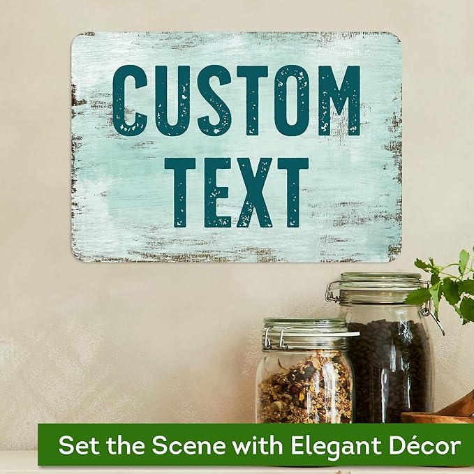 Custom Sign, Custom Street Sign, 11 Font Colors, 13 Font Styles, 4 Hole Options - Image 4