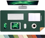 Leather Desk pad Protector, Large Desk mat by AFIING
