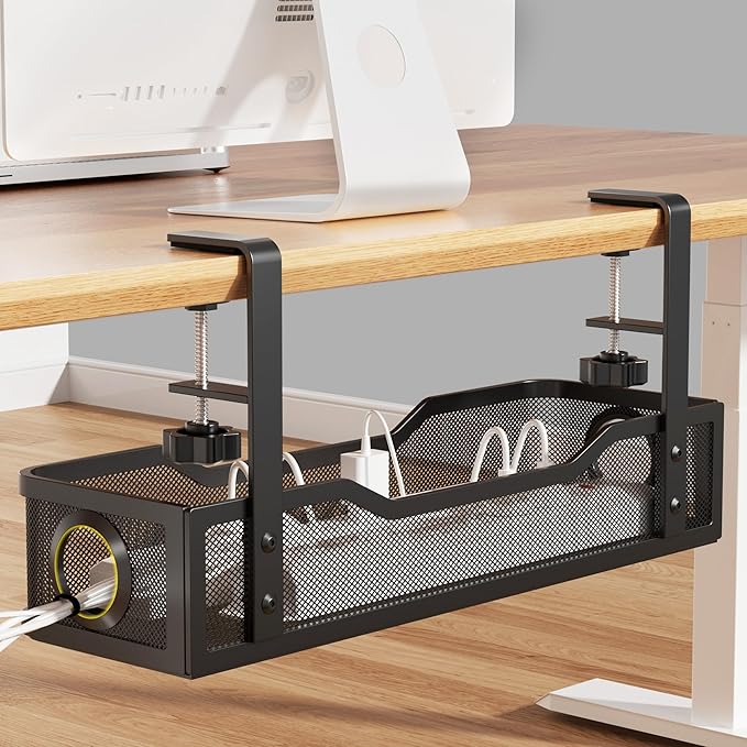 Under Desk Cable Management Large, Cinati 16" Cable Management Box by Cinati