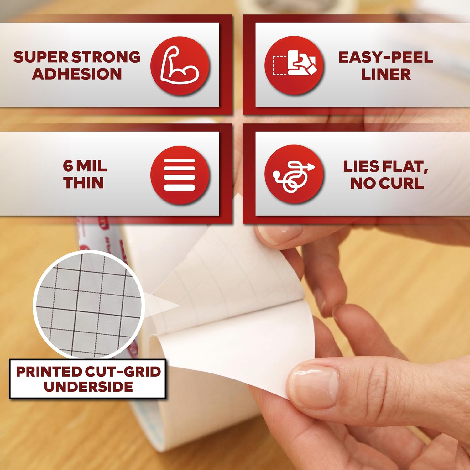 XFasten Dry Erase Tape White 2-Inch x 30-Feet (3-Pack 90 Feet Total) Zero Smudging Ghosting-Free Whiteboard Tape, Reusable Dry Erase Labels for Storage Bins, Sentence Strips for Teachers