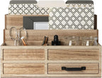 BLU MONACO | Natural Wood Mail Organizer by Blu_Monaco