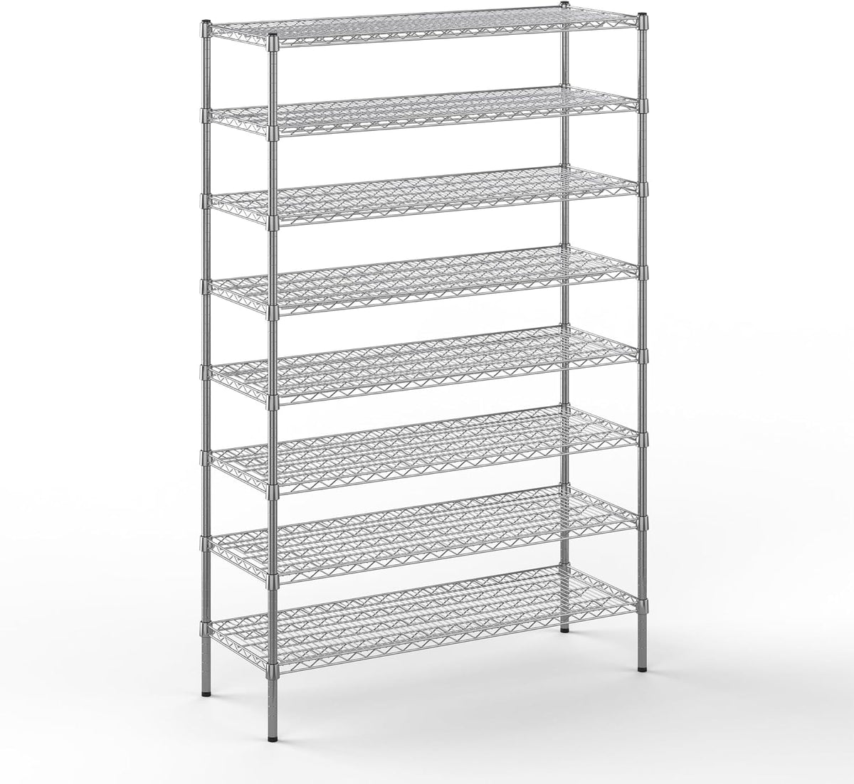 Regal Altair 18" Deep x 48" Wide x 74" Height Wire Shelving Kit | 8-Tier | NSF