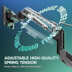 ARES WING Heavy Duty Single Monitor Arm - Image 4