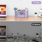 EasyPAG Mesh Pen Holder Desk Organizer - Image 4