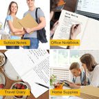 EUSOAR Graph Notebook, 6 Packs Large A4 8.5" x 11" 40 Sheets/ 80 Pages - Image 5