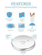 Neosmuk Super Strong Neodymium Magnets, Heavy Duty, Industrial Grade, 10 Pack - Image 3