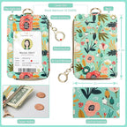 bolimoss Floral Lanyard Wallet, Cute Teacher Lanyards - Image 4