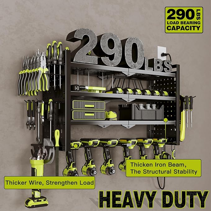 NattyDot Power Tool Organizer Wall Mount - Image 5