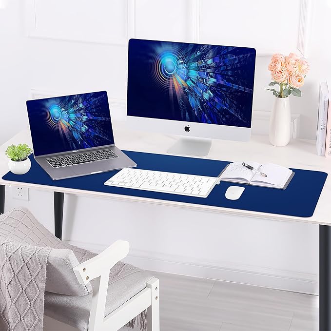 Leather Desk pad Protector, Large Desk mat - Image 6