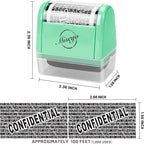 Miseyo Identity Theft Protection Roller Stamp Set - Image 2