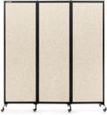 Upgrade Version Room Partition and Divider, Freestanding Rolling Dividers by StrongBird