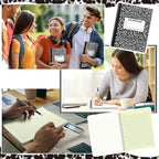 Affrolling 1 Pack Carbonless Lab Notebook Carbon Copy 8.5'' x 11'' 25 Sets of - Image 7