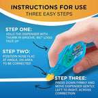 BIC Wite-Out Brand Mini Correction Tape, 16.4 Feet, 12-Count Pack of White - Image 8