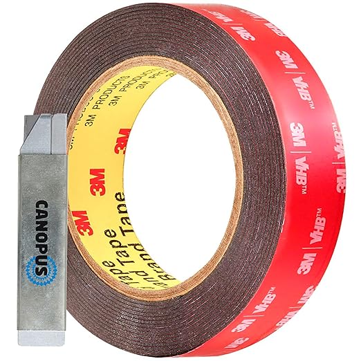 CANOPUS Double Sided Tape, 5952 Heavy Duty Mounting Tape, Strong Bond & by CANOPUS