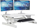 Rocelco 37.5" Deluxe Height Adjustable Standing Desk Converter by Rocelco