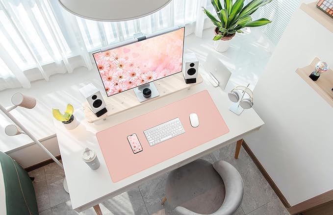 Leather Desk pad Protector, Large Desk mat - Image 6