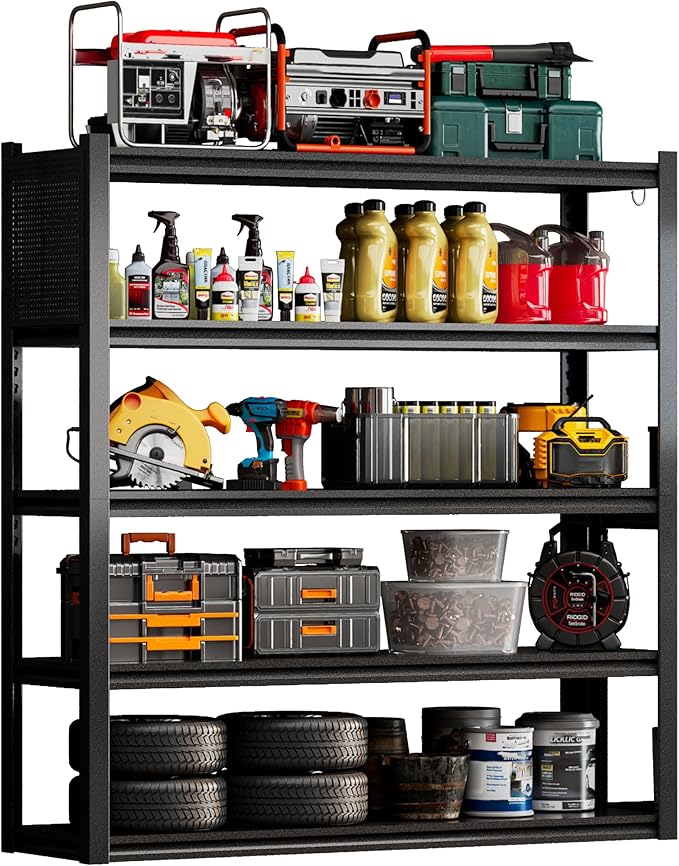 PLMFJQK 5 Sets Storage Shelves - Image 7