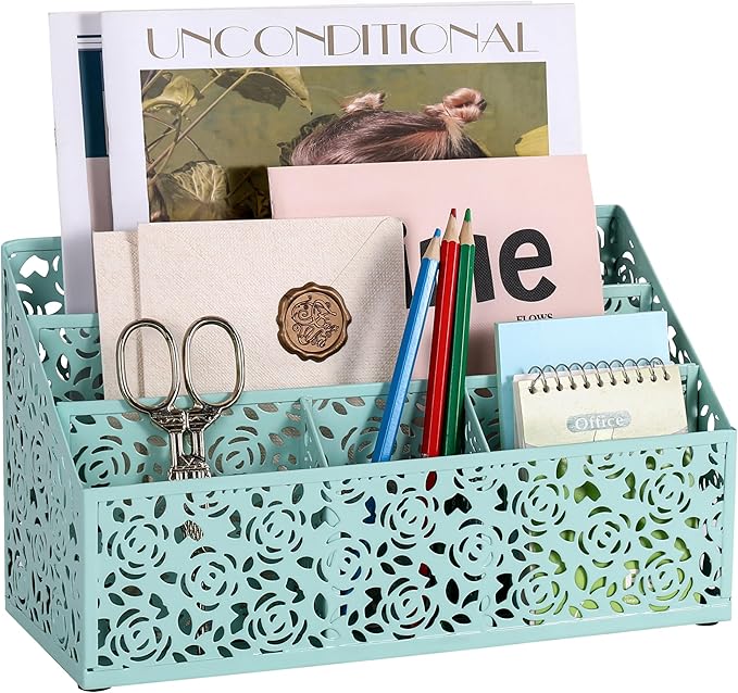 DINGTAI Modern Countertop Organizer, Desk Accessories by DINGTAI