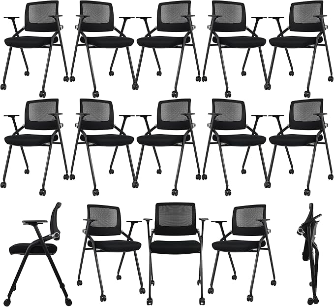 20 Pack Foldable Office Chairs by SLKJChairs