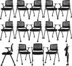 20 Pack Foldable Office Chairs by SLKJChairs