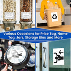 L LIKED 4" x 6" Blank Removable Labels - Image 7