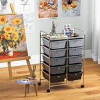 GLACER 10 Drawer Rolling Cart, Storage Cart - Image 8