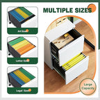 Letaya 2 Drawer Mobile File Cabinet - Image 6