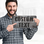 Custom Sign, Custom Street Sign, 11 Font Colors, 13 Font Styles, 4 Hole Options - Image 2