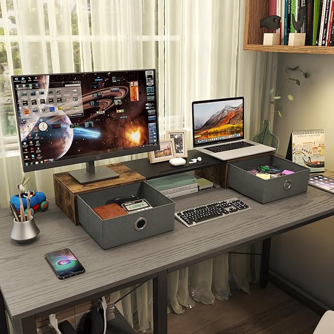 WESTREE Dual Monitor Stand Riser - Image 4
