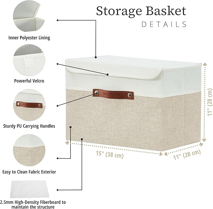 DECOMOMO Fabric Storage Bins - Image 9
