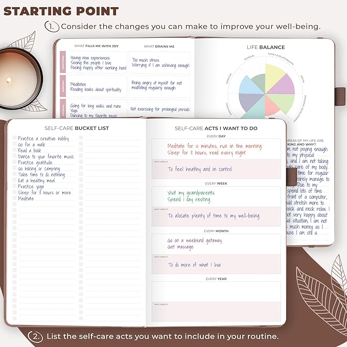 Clever Fox Self-Care Journal – Daily Reflection Notebook – Mental Health & - Image 2