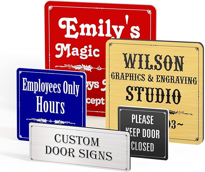 Custom Office Door Signs by nyareka