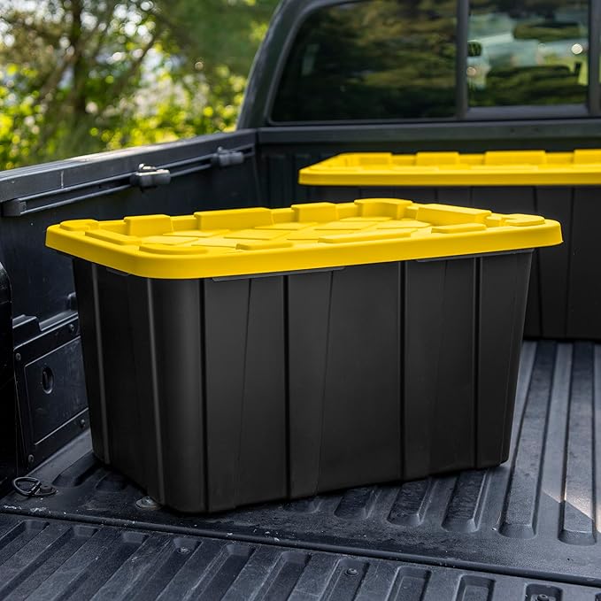 Sterilite 12-Pack Industrial Tote, Plastic Storage Container Bins - Image 4