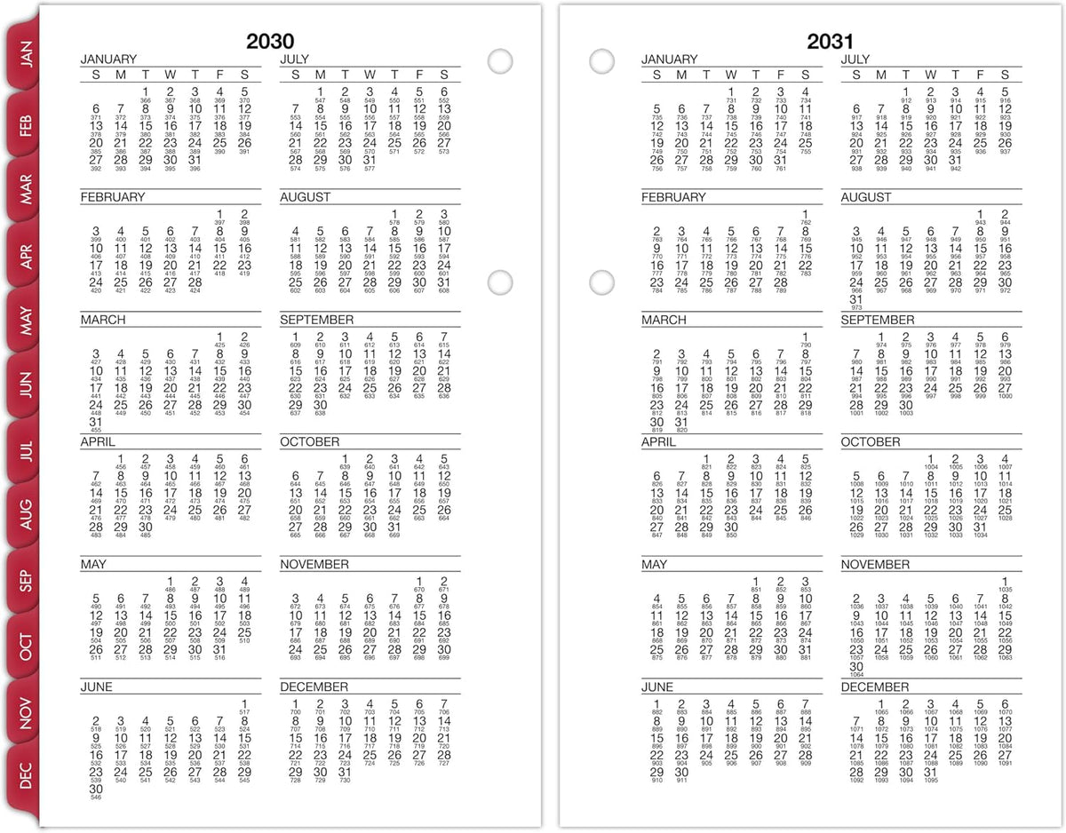AT-A-GLANCE 2027 Desk Calendar Refill, Daily Desk Pad Refill, 4.5" x 7.5...