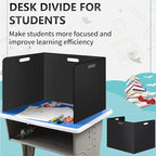 24 Pcs Desk Dividers for Students 14 × 17.5 × 14 Inch Plastic Durable and - Image 4