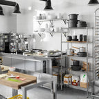 Regal Altair 14" Deep x 30" Wide x 64" Height Wire Shelving Kit | 5-Tier | NSF - Image 2