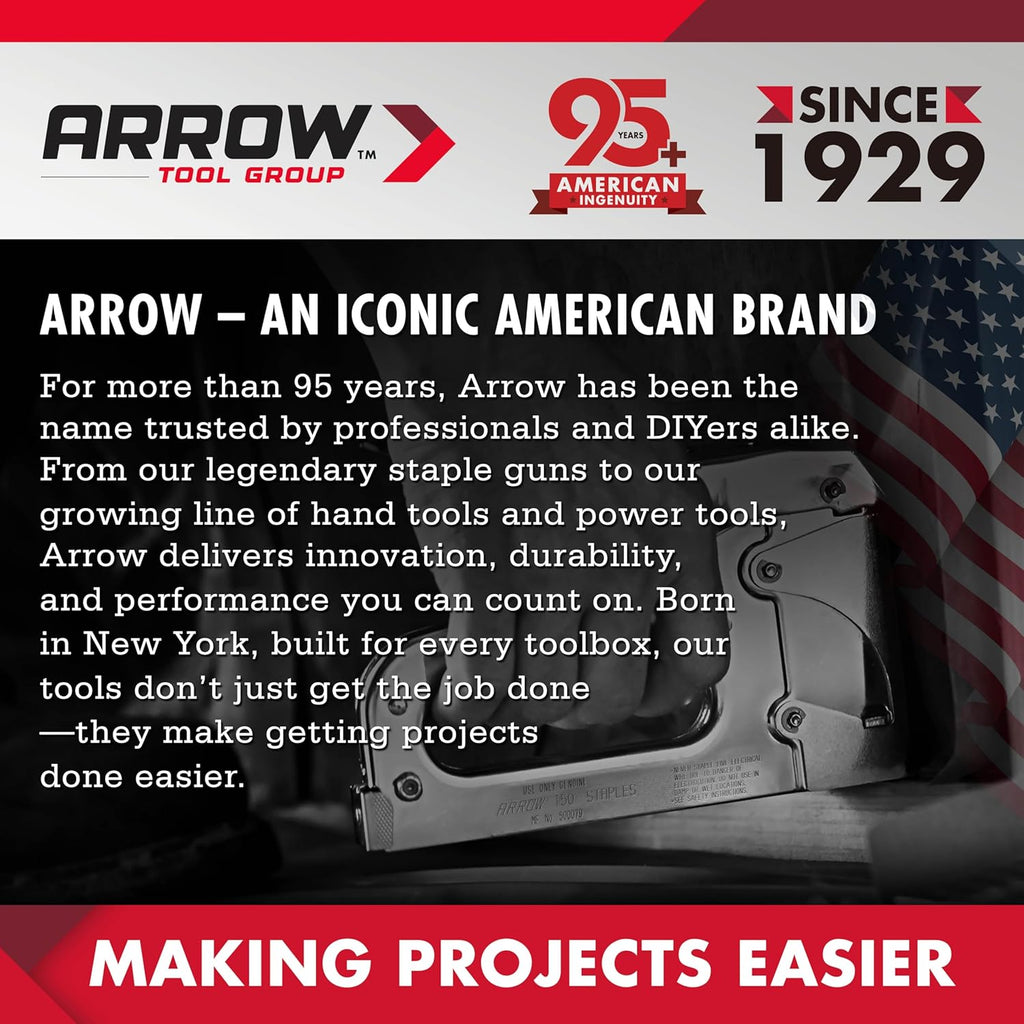 Arrow Plier Stapler Set, Metal Hand Stapler with 2520 Staples | Full Strip, 25 Sheet Capacity, Dual-Mode Anvil, One-Touch Staple Loading, Ergonomic Grip, For Office, School, Packaging
