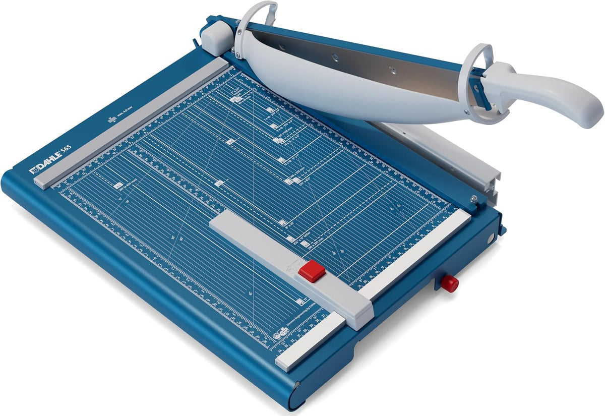 Dahle 565 Premium Guillotine Trimmer, 15" Cut Length, 35 Sheet Capacity,...