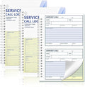 300 Sets Service Call Log Book 5 5/8 x 8 1/2" 2 Part Carbonless 2 Message Sets by Unknown