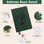 ZXHQ Address Book with Colorful Alphabetical Tabs - Image 2