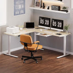 FLEXISPOT L Shaped Standing Desk, 71 x 63 Inch Electric Height Adjustable - Image 2