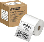 4" x 2" Thermal Labels | 4 Rolls | 3040 Labels | fits Zebra, Offnova Thermal by EcothermProducts