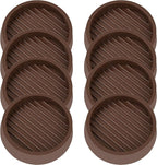 VOCOMO 4X4 Round Rubber Caster Cups, Non Slip Furniture Pads, Anti-Slip Gripper by VOCOMO