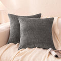 Amazon Basics Chenille Throw Pillow Covers, Home Decor Cushion Cover by AmazonBasics