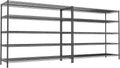 REIBII 55.5" W Storage Shelves 3200LBS Wire Shelving Unit 5 Tier Metal Shelving