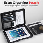 Sooez Toughest Clipboard with Storage, Internal Pen Pouch Included, Letter/ A4 Size, Shockproof Heavy Duty Plastic Clip Boards 8.5x11”, High Capacity Clipboards Box Case for Contractor Trucker Driver