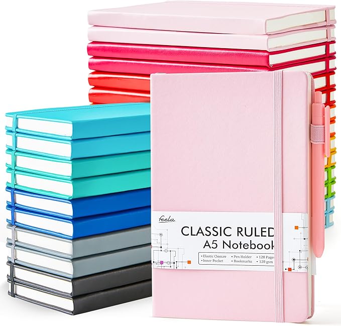 feela 24 Pack Journal Notebook Bulk by feela